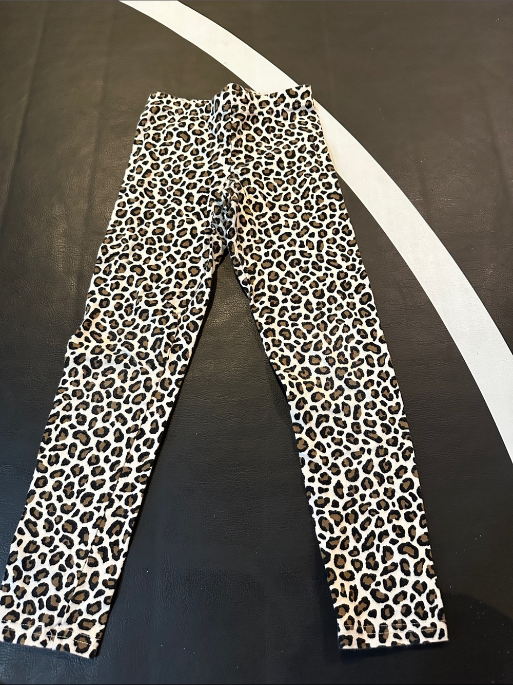 Old Navy Leopard Print Leggings - Beige & Black